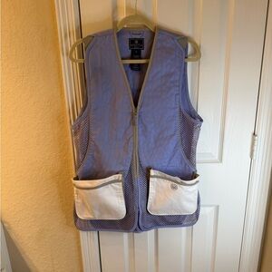BERETTA Orvis Lavender and Cream Vest with Pockets